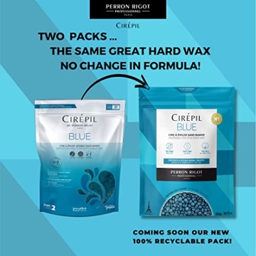 Cirepil Blue Wax Beads for Sensitive Skin Hair Removal