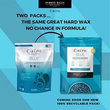 Cirepil Blue Wax Beads for Sensitive Skin Hair Removal