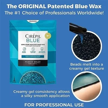 Cirepil Blue Wax Beads for Sensitive Skin Hair Removal