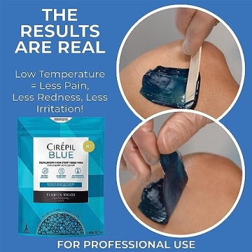Cirepil Blue Wax Beads for Sensitive Skin Hair Removal