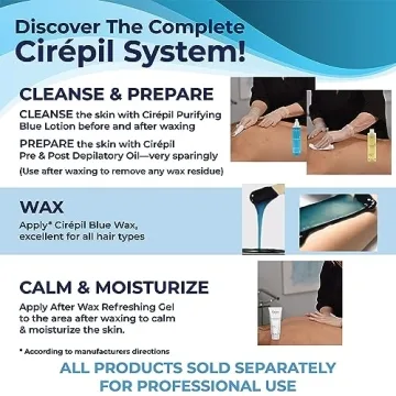 Cirepil Blue Wax Beads for Sensitive Skin Hair Removal