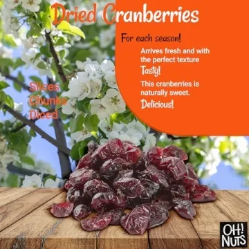 Oh! Nuts Dried Cranberries | Sweetened & Healthy Snacking