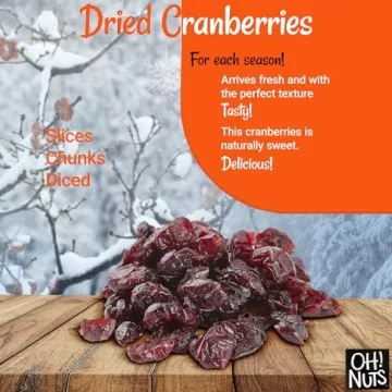 Oh! Nuts Dried Cranberries | Sweetened & Healthy Snacking