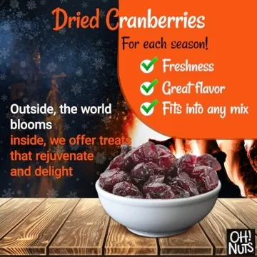 Oh! Nuts Dried Cranberries | Sweetened & Healthy Snacking