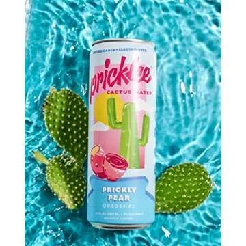 Pricklee Prickly Pear Cactus Water - Packed With Antioxidants, Electrolytes, Vitamin C - Natural Sports Drink for Immunity, & Recovery - Non-Sparkling, Low-Sugar, Low-Calorie, No Caffeine