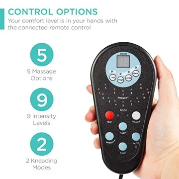 Electric Massage Recliner with Heat and Ottoman - Brown