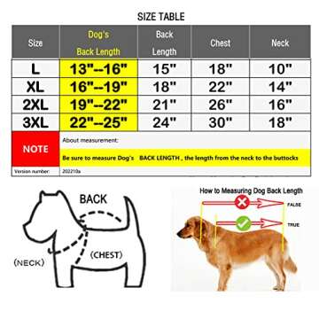 HAPEE Christmas Dog Sweaters for Large Dogs,Santa Pet Clothes,Xmas Dog Accessories, Dog Apparel (P03-Christmas Elk, XXX-Large)