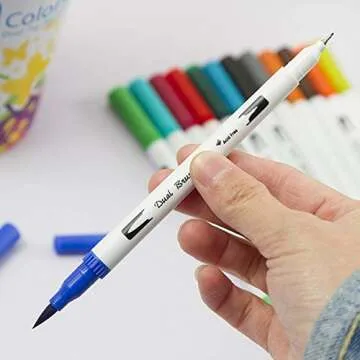 YISHANER 100 Colors Dual Tip Art Markers for Creatives