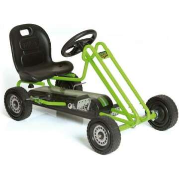 Hauck Lightning Pedal Go Kart in Race Green for Kids