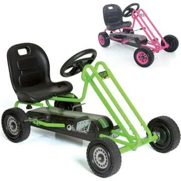 Hauck Lightning Pedal Go Kart in Race Green for Kids