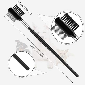 Mudder 6 Pieces Grooming Comb for Dogs and Cats