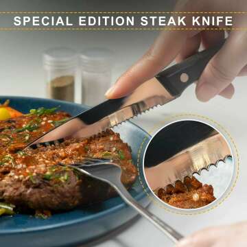 10-Pc Portable Travel Silverware Set | Stainless Steel