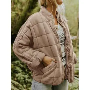 Stylish Women’s Dolman Quilted Jacket for Winter Comfort