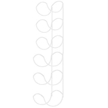 CANYAVE Towel Racks for Bathroom, Towel Rack Wall Mounted Bathroom Towel Holder, Towel Storage for Rolled Bath Shower Hand Towel, 3 Levels x 2pcs (White)