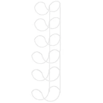 CANYAVE Towel Racks for Bathroom, Towel Rack Wall Mounted Bathroom Towel Holder, Towel Storage for Rolled Bath Shower Hand Towel, 3 Levels x 2pcs (White)