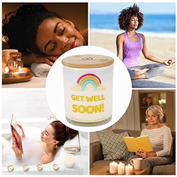Get Well Soon Candle with Lavender Vanilla Scent