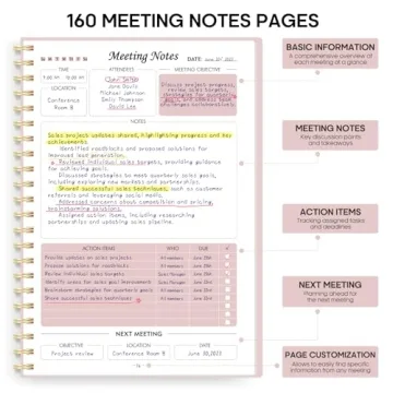 Work Planner Notebook For Effective Organization