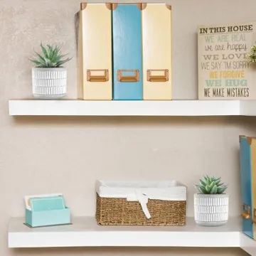 Der Rose Set of 2 Realistic Artificial Succulent Plants