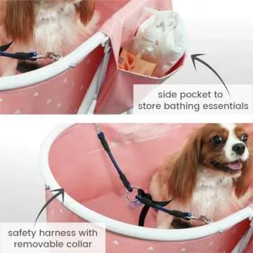 Furesh Little Dipper Dog Bath Tub for Easy Grooming