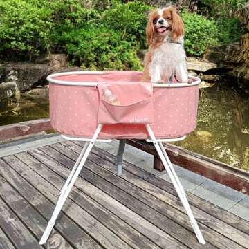 Furesh Little Dipper Dog Bath Tub for Easy Grooming