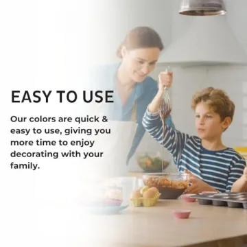 Chefmaster Vibrant Liqua-Gel Food Coloring Kit 8 Pack