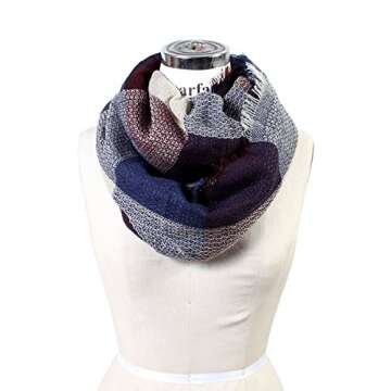 Scarfand Infinity Tartan Plaid Fashion Scarf - Cozy Style