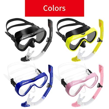 SwimStar Anti-Fog Leak-Proof Snorkel Set Clear Vision