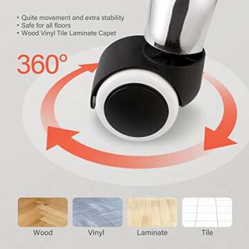 Nova Microdermabrasion Rolling Stool Swivel Salon Stool Chair Adjustable Drafting Stool Tattoo Office Massage Medical Facial Spa Stool with PU Cushion Backrest(Black)