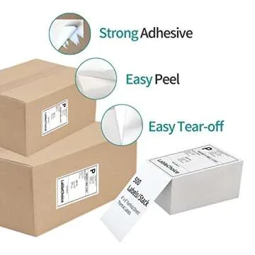 LabelChoice 4x6 Direct Thermal Labels - 2000 Labels Per Pack