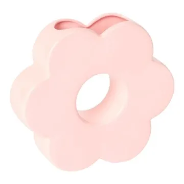 DOIY Daisy Decorative Vase in Pink for Elegant Home Decor