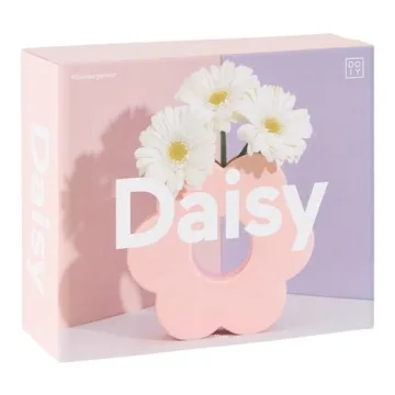 DOIY Daisy Decorative Vase in Pink for Elegant Home Decor