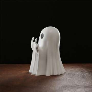 2025 Halloween Ghost Figurine Cute Spooky Resin Statue