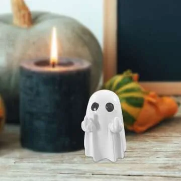 2025 Halloween Ghost Figurine Cute Spooky Resin Statue