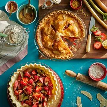 Pyrex 9.5" Deep Glass Baking Dish Set for All Occasions