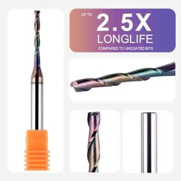 SpeTool Upcut Spiral Router Bit for Precision Woodworking