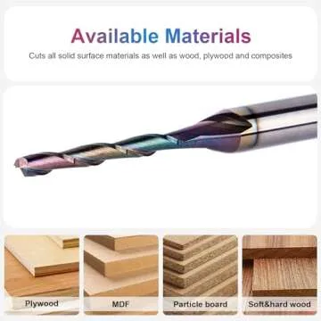 SpeTool Upcut Spiral Router Bit for Precision Woodworking