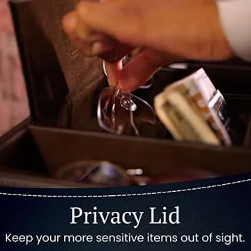 HOUNDSBAY Valet Tray for Men - Stylish Charging Organizer