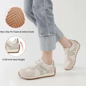 Somiliss Comfortable Wide Toe Box Shoes for Women