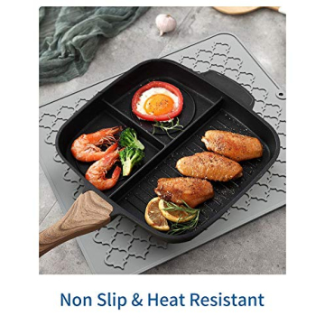 AMOAMI Kitchen Dish Drying Mats for Modern Decor