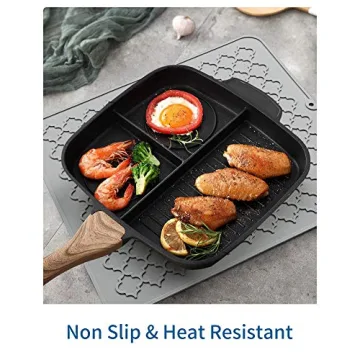 AMOAMI Kitchen Dish Drying Mats for Modern Decor