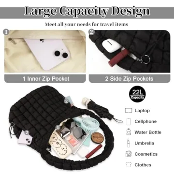 Stylish Quilted Puffer Tote Bag for Every Occasion