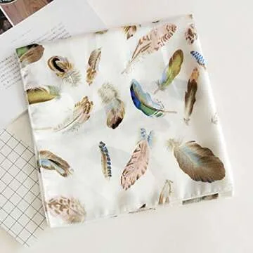 Fascigirl Women Scarf - Fashion Satin Silk Printed Square Scarf