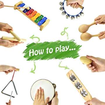 MUSICUBE Musical Instrument Set for Toddler Musical Fun