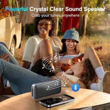 AFK Portable Charger & Bluetooth Speaker, Fast Charging 22.5W