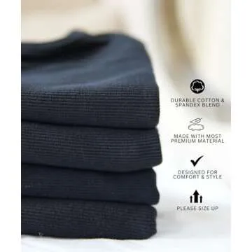 Ekko Beaters, Men's Tank Tops, Cotton Spandex Blend Tanks for Men, Comfortable, Durable & Stylish Ribbed Fabric, for Gym, Casual Wear, or Layering, Single Pack, Black, Size XXL