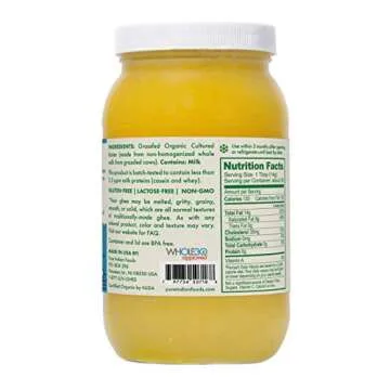 Grassfed Organic Cultured Ghee 15 oz