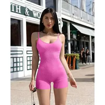 YIOIOIO Seamless Jumpsuit for Women Yoga & Workout