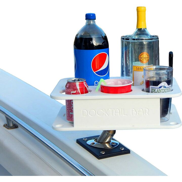 Boat Cup Holder Organizer - Portable Adjustable Caddy