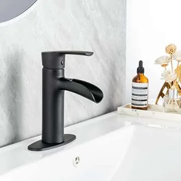 Stylish Bathroom Sink Faucet with Waterfall Design