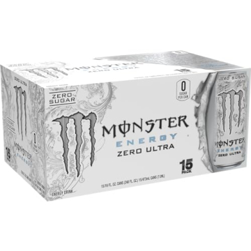 Monster Energy Zero Ultra Sugar Free Drink 15 Pack